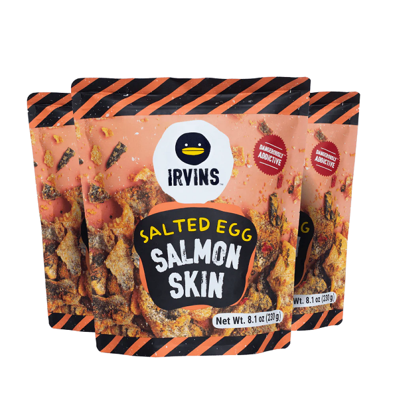 [Bundle of 3] IRVINS Salted Egg Salmon Skin (230g) (Online Exclusive)