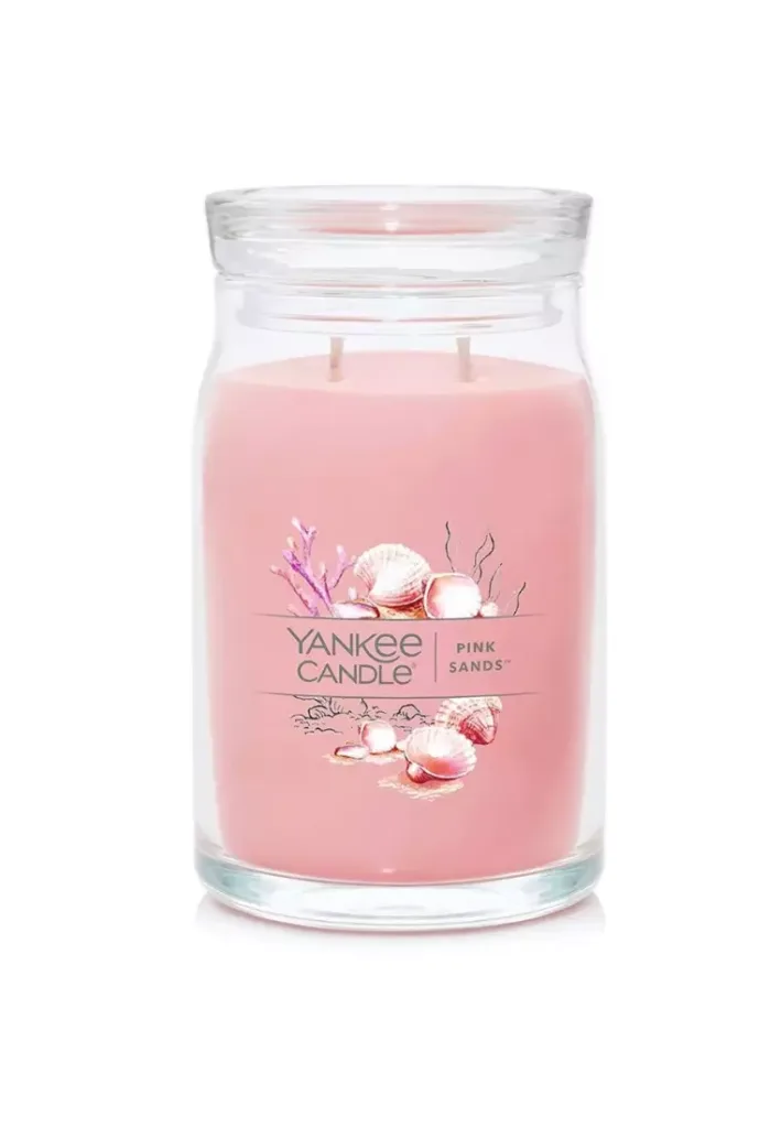 YANKEE CANDLE – LARGE JAR 567G – PINK SANDS