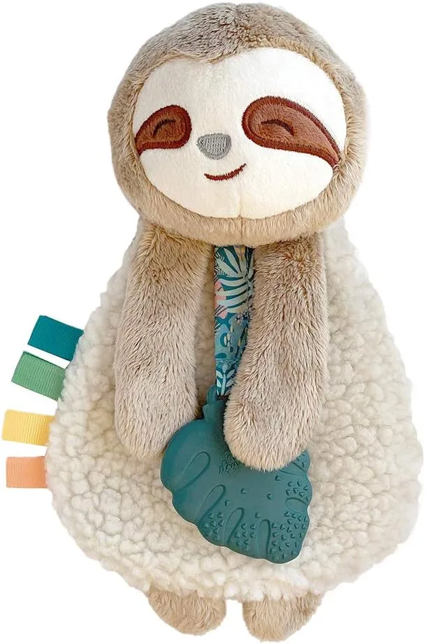 Itzy Lovey Including Teether, Textured Ribbons & Dangle Arms