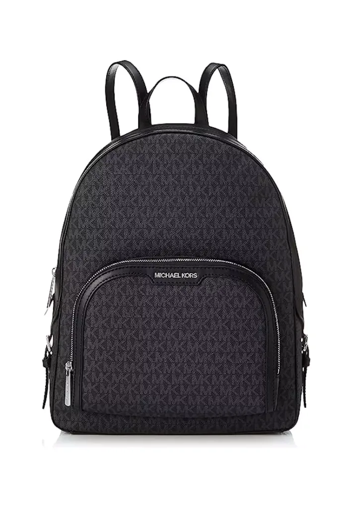 JAYCEE Women’s Black Signature Pattern Backpack