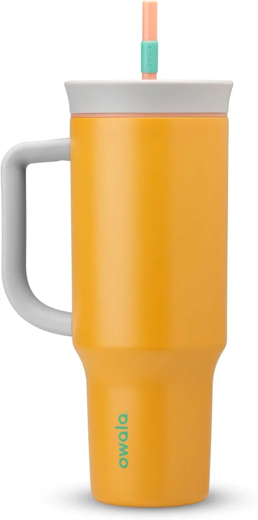 Stainless Steel Triple Layer Insulated Travel Tumbler with Spill Resistant Lid