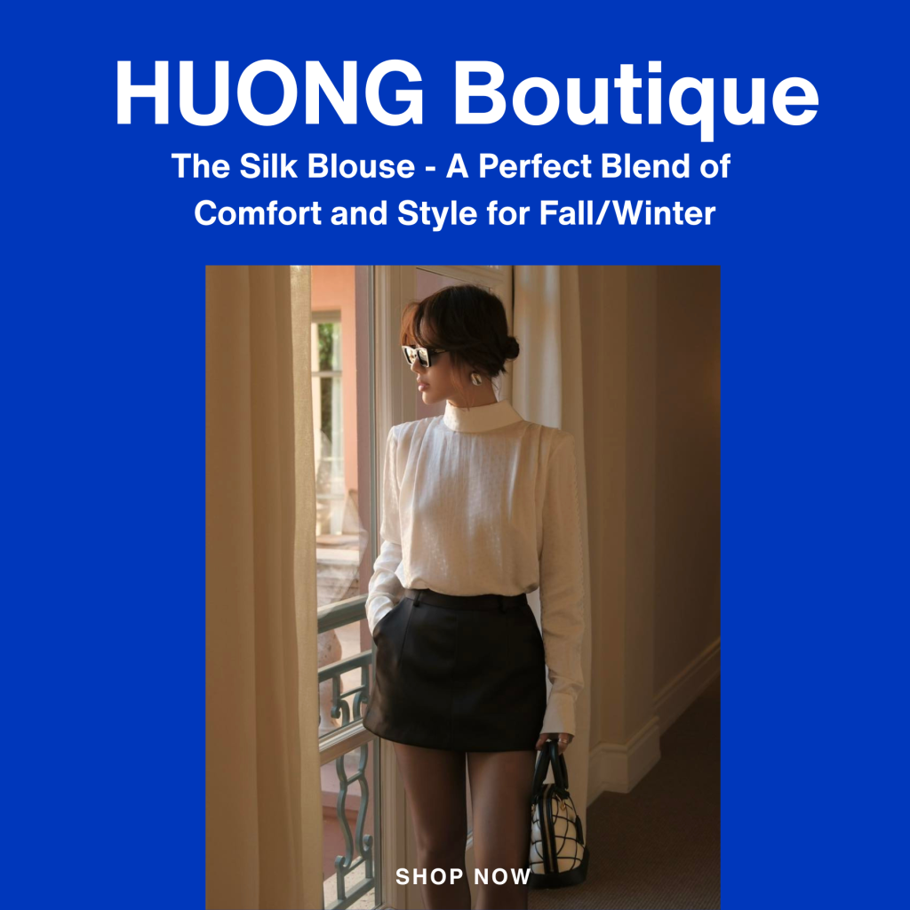 Huong Boutique Silk Blouse – A Perfect Blend of Comfort and Style for Fall/Winter