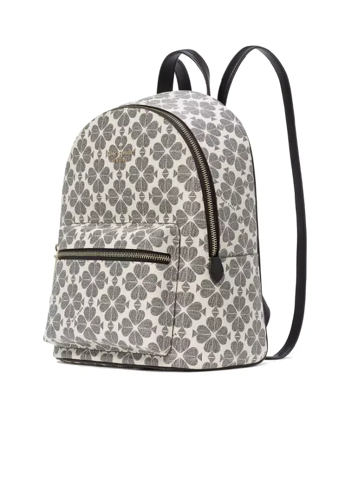 Signature Spade Flower Backpack Black Multi KG482