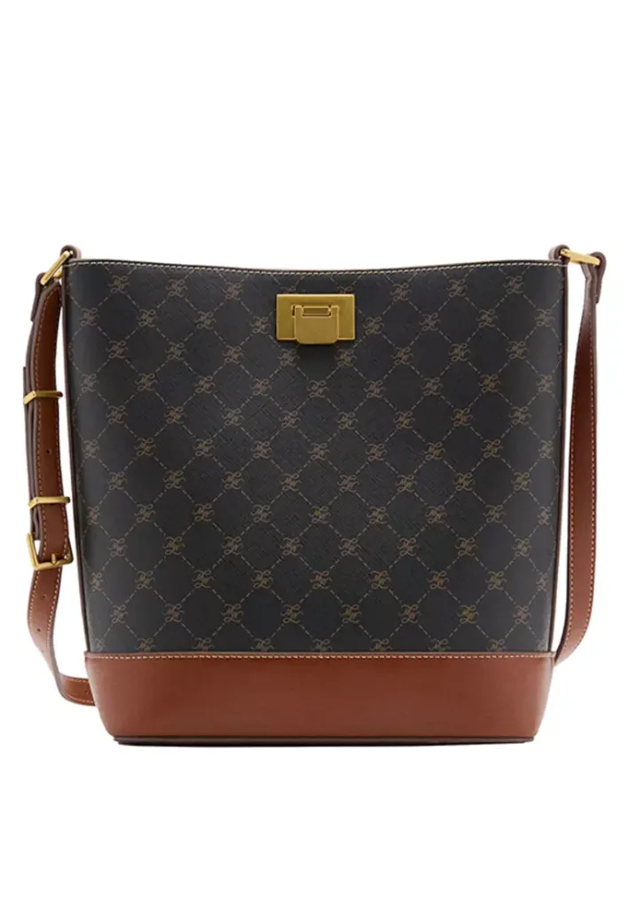 Shopper Bag With Metallic Detail
