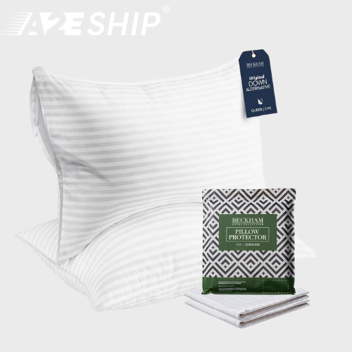 Beckham Hotel Collection – Sản Phẩm Gối  Cao Cấp Được Yêu Thích Vì Sự Sang Trọng,Êm Ái Và Kháng Khuẩn – Shopping Ngay Cùng A2EShip