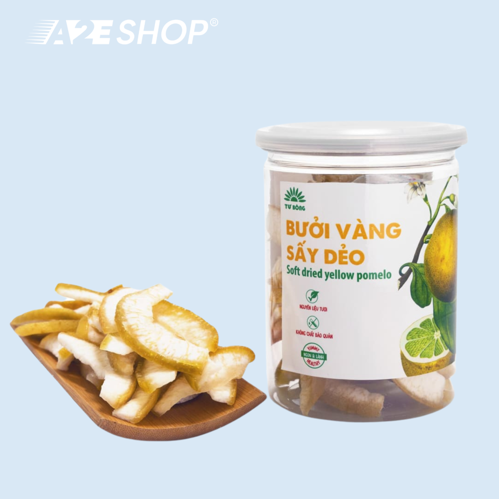 TU BONG Dried Pomelo Peel: A Healthy & Delicious Snack