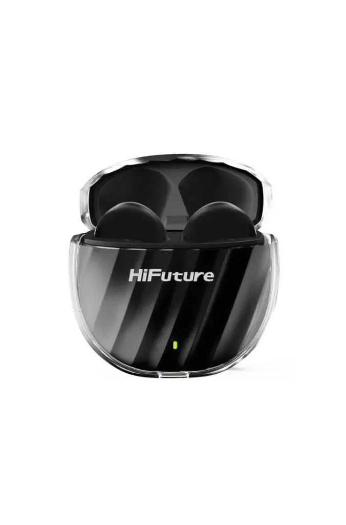 FlyBuds3 Black ENC Enabled Bluetooth 5.3 IPX5 Touch Control 6+24hours Play time Type C 13MM Driver