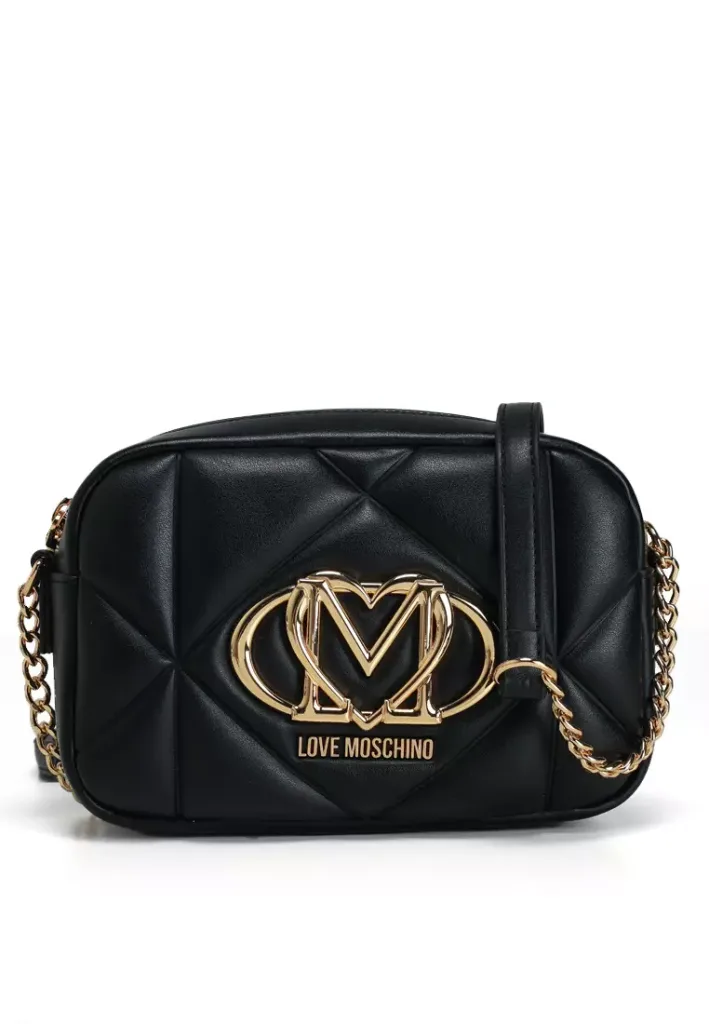 Embossed Quilted Chain Camera Bag (nt)