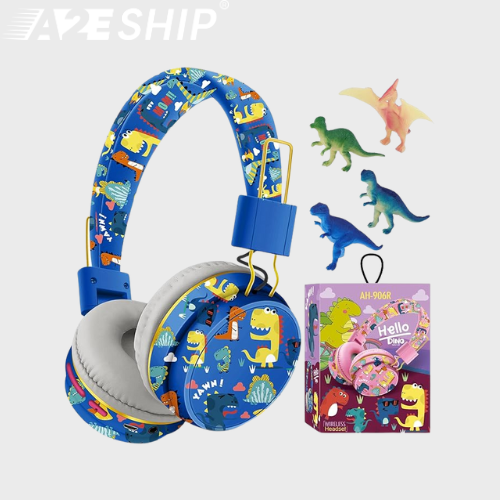 Headphone QearFun giới hạn âm lượng an toàn với tai nghe không dây thiết kế riêng cho trẻ em - Mua hộ hàng Mỹ nhờ A2EShip