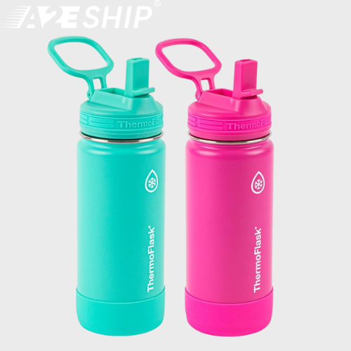 Bình giữ nhiệt ThermoFlask Thép Không Gỉ 18/8, Giữ Lạnh Suốt 24 Giờ, không lưu mùi - Mua hàng chính hãng từ Amazon nhờ A2EShip