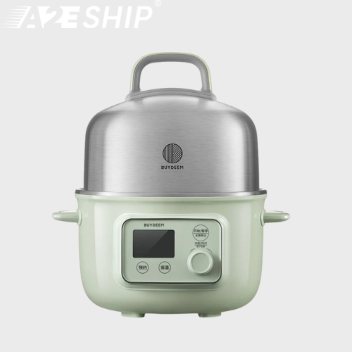 BUYDEEM - Nồi hấp điện nhỏ gọn, giữ nhiệt tốt, phù hợp 1–2 khẩu phần ăn - Mua hộ hàng chính hãng Amazon nhờ A2EShip