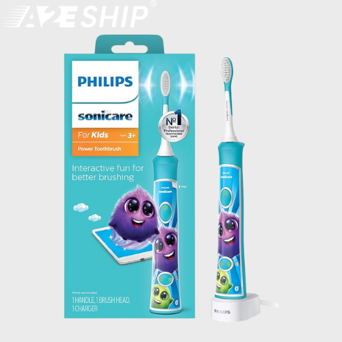 Philips Sonicare For Kids - bàn chải điện trẻ em với công nghệ sóng âm làm sạch dịu nhẹ - Mua hộ hàng chính hãng Mỹ, Úc nhờ A2EShip