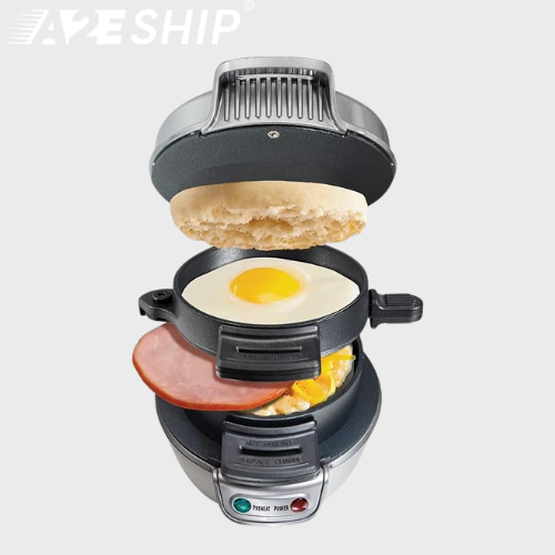 Hamilton Beach tối ưu hóa thời gian nấu với máy làm sandwich thông minh đa tầng - Mua hàng Mỹ giá tốt nhờ A2EShip