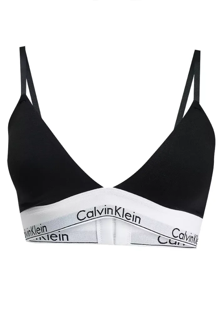 Modern Cotton Lightly Lined Triangle Bralette – Calvin Klein Underwear