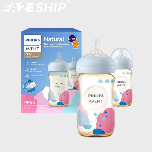 Bình sữa Philips AVENT – bình sữa an toàn cho bé mỗi ngày, giảm đầy hơi, chống sặc với thiết kế thông minh - Chăm sóc bé với các sản phẩm chính hãng mua hộ nhờ A2EShip