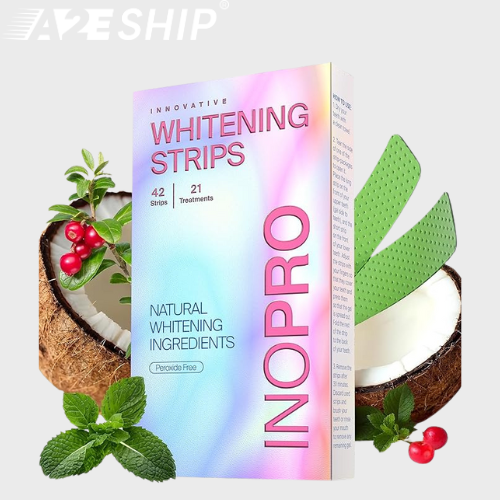 Miếng Dán InoPro – Sáng Răng Tự Nhiên Từ Enzyme, Nói Không Với Hóa Chất – Chăm Sóc Răng Miệng Với Các Sản Phẩm Chính Hãng Mua Hộ Từ A2EShip