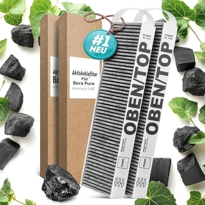 Purchased through A2EShip Ship For Me/ Buy For Me:Kf3tec Activated Carbon Filter Set (2 Filters) for Bora Pure Puakf for Your Puru or PUXU Convection Hob