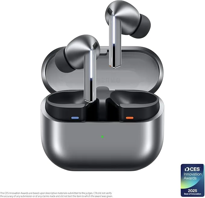 Purchased through A2EShip Ship For Me/ Buy For Me (Cyber Monday Deal):Samsung Galaxy Buds 3 Pro AI True Wireless Bluetooth Earbuds, Noise Cancelling, Sound Optimization, Redesigned Comfort Fit, Silver [US Version, Amazon Exclusive, 2Yr Warranty]