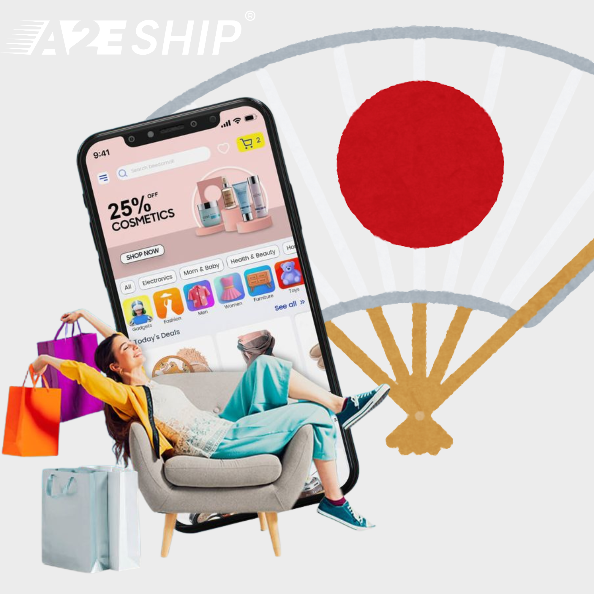 TOP 6 TRANG THƯƠNG MẠI ĐIỆN TỬ HÀNG ĐẦU TẠI NHẬT BẢN NĂM 2026 VÀ GIẢI PHÁP ĐỂ BẠN SỞ HỮU CHÚNG DỄ DÀNG QUA A2ESHIP - DỊCH VỤ MUA HỘ QUỐC TẾ