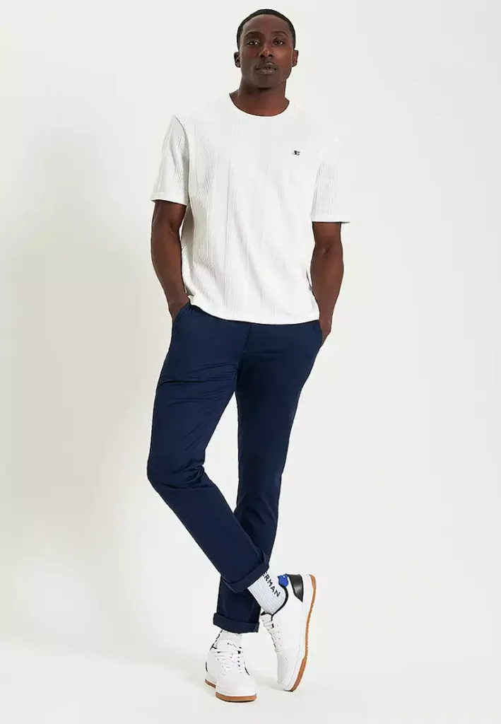 A2EShip Ship For Me/ Buy For Me: Ben Sherman Textured Vertical Stripe Tee