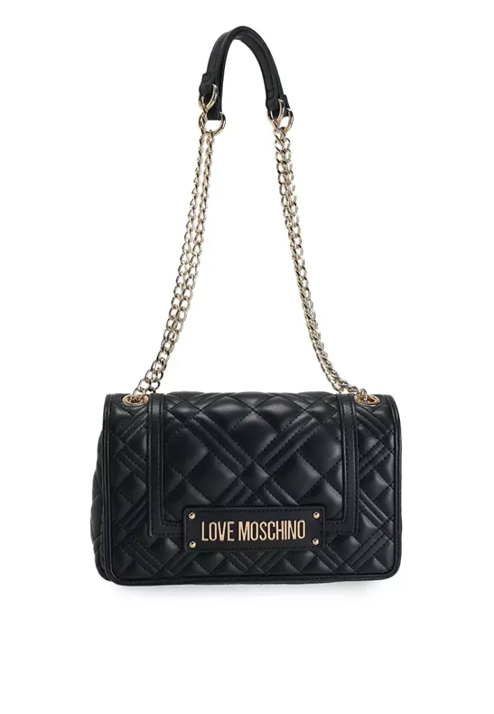 A2ESHIP – DỊCH VỤ MUA HỘ QUỐC TẾ  Love Moschino  Quilted Shoulder Bag