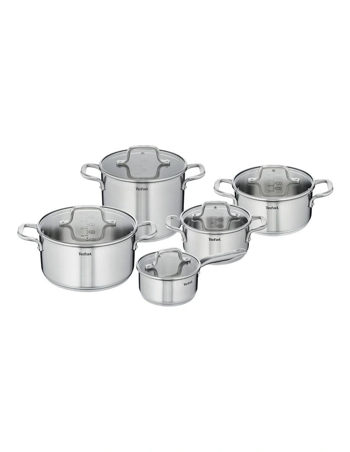 A2ESHIP-DỊCH VỤ MUA HỘ QUỐC TẾ Tefal Virtuoso Induction Stainless Steel Uncoated Cookset 5 Piece
