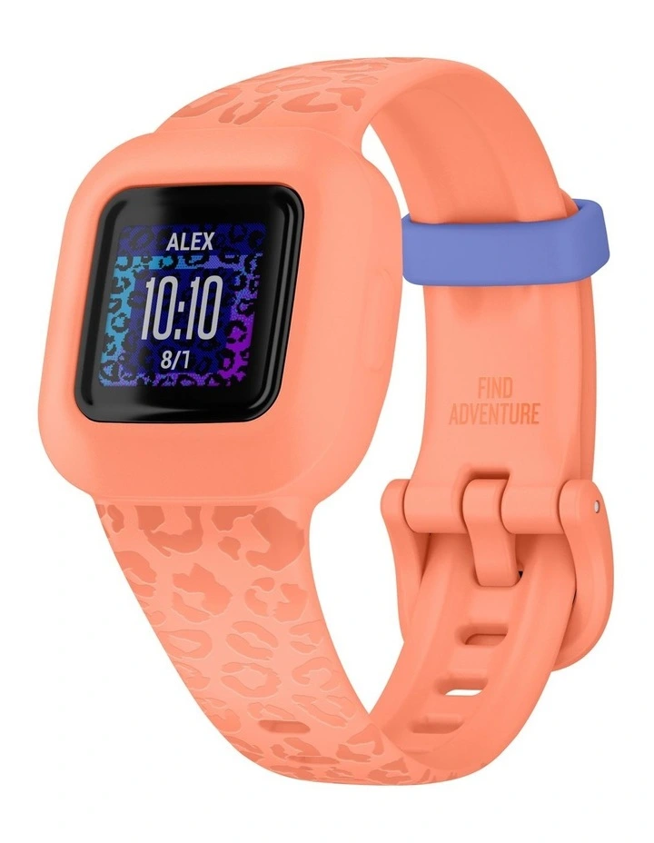 A2ESHIP-DỊCH VỤ MUA HỘ QUỐC TẾ Garmin Vivofit jr. 3 Peach Leopard