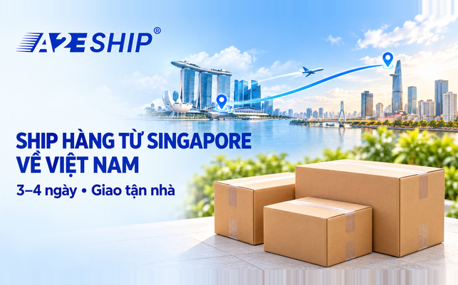 Ship hàng từ Singapore về Việt Nam: Giá & thời gian 2026